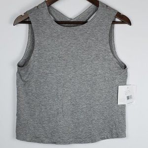 Beyond Yoga Cropped Tank - Gray - Box#02T - P13T
